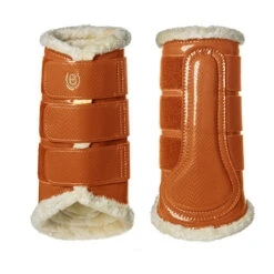 Beenbeschermers Equestrian Stockholm Bronze Gold Bruin-goud