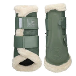 Beenbeschermers Eskadron Platinum Mesh Faux Fur Groen