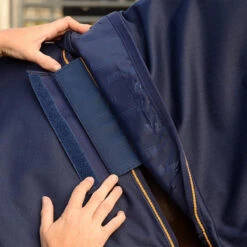 Deken Bucas Irish Turnout 150gr Donkerblauw-goud -Default Template 3 deken bucas irish turnout 150gr donkerblauw goud 1500x1500 133303