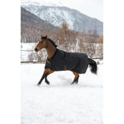 Deken Bucas Irish Turnout Extra High Neck 300gr Zwart-goud -Default Template 3 deken bucas irish turnout extra high neck 300gr zwart goud 1500x1500 133289