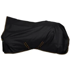 Deken Bucas Irish Turnout Light High Neck 50gr Zwart-goud