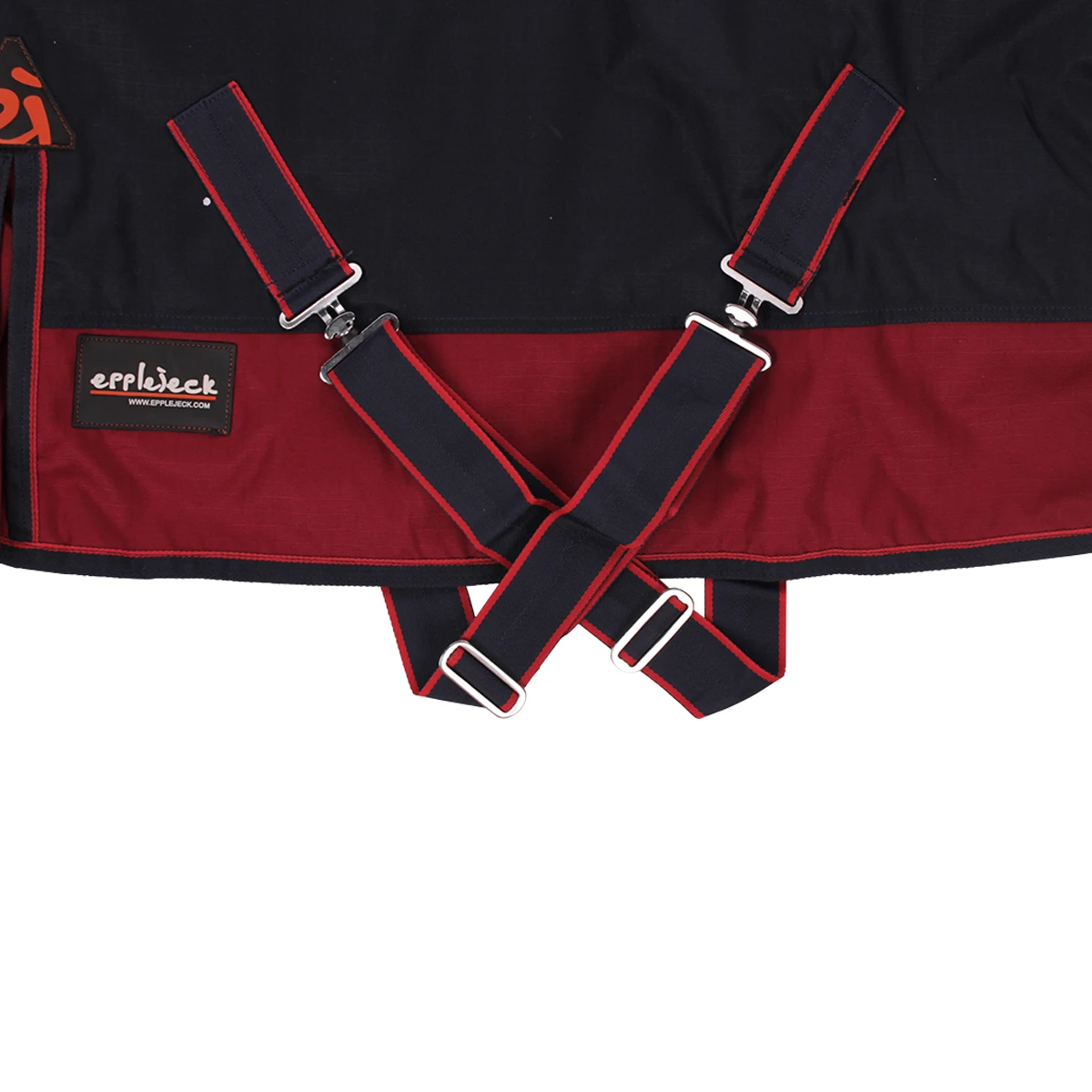 Deken Epplejeck Junior 200gr Donkerblauw-rood 2 Deken Epplejeck Junior 200gr Donkerblauw-rood - Afbeelding 2