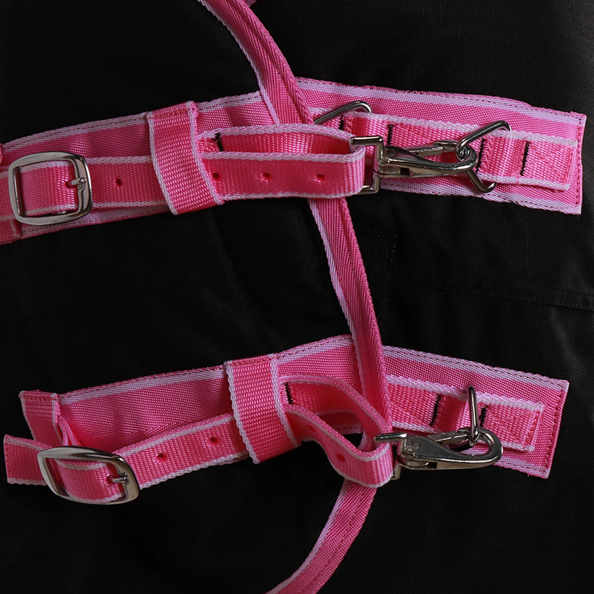 Deken Epplejeck Junior Full Neck 300gr Zwart-roze 3 Deken Epplejeck Junior Full Neck 300gr Zwart-roze - Afbeelding 3