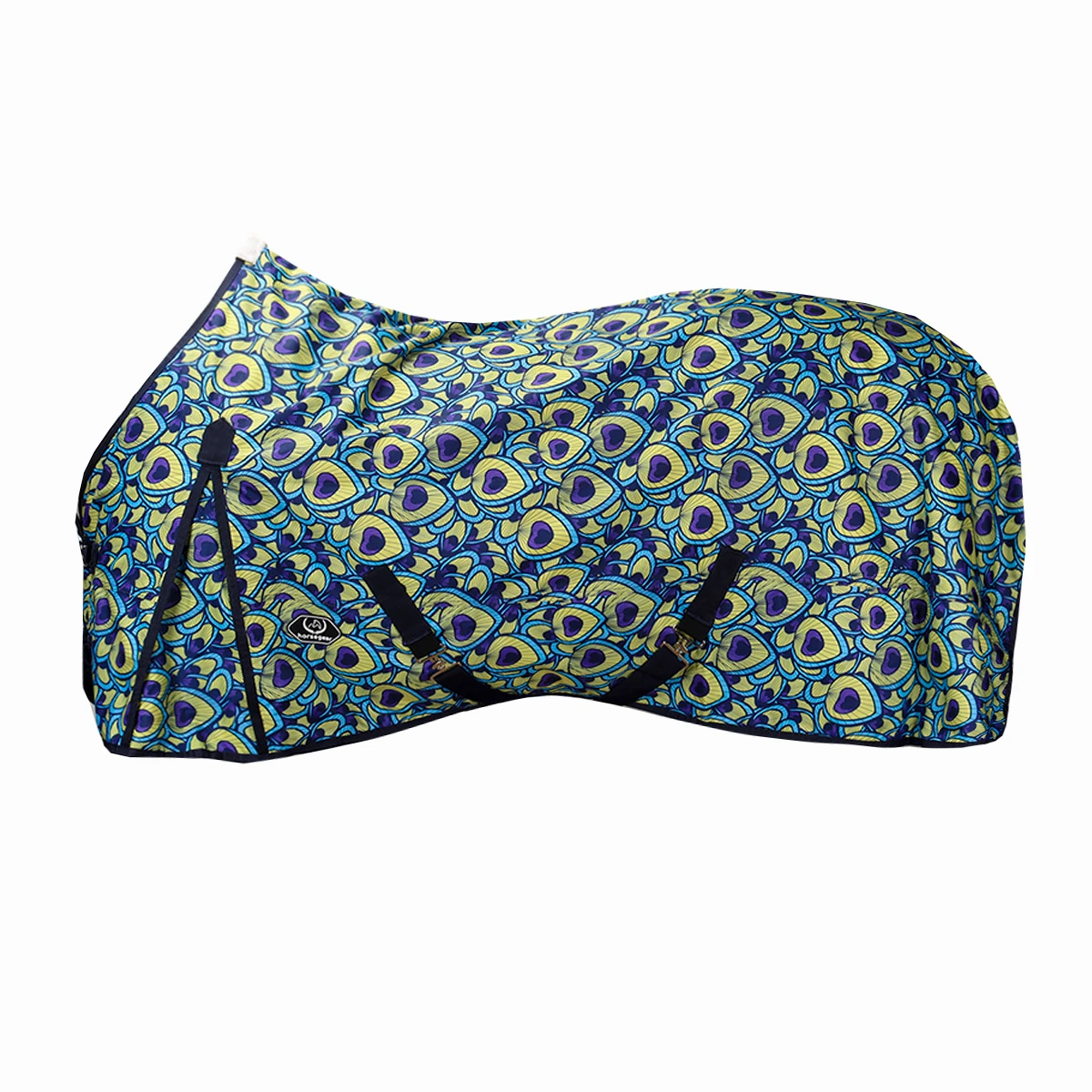 Deken Horsegear Peacock 100gr Multicolor 1 Deken Horsegear Peacock 100gr Multicolor