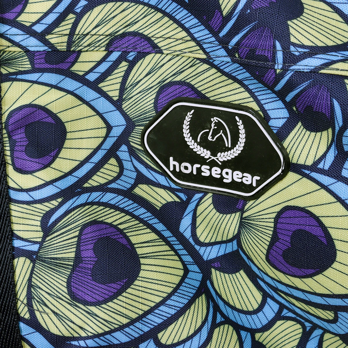 Deken Horsegear Peacock 100gr Multicolor 2 Deken Horsegear Peacock 100gr Multicolor - Afbeelding 2