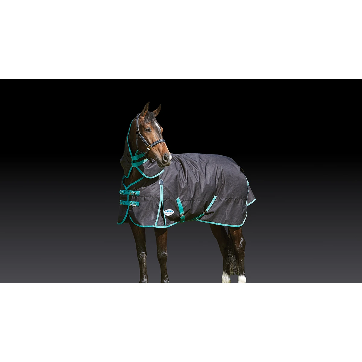 Deken WeatherBeeta Green-Tec 900D 360gr Zwart-groen 9 Deken WeatherBeeta Green-Tec 900D 360gr Zwart-groen - Afbeelding 9