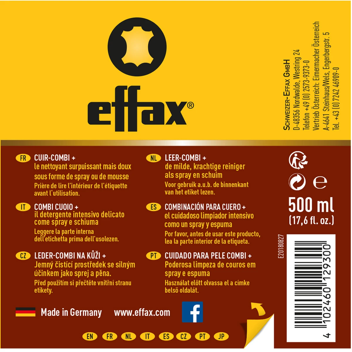 Effax Leer Combi+ Diverse 3 Effax Leer Combi+ Diverse - Afbeelding 3