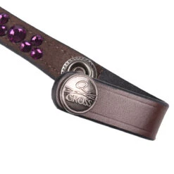 Frontriem QHP Eldorado Bruin-paars -Default Template 3 frontriem qhp eldorado bruin paars 1500x1500 130635