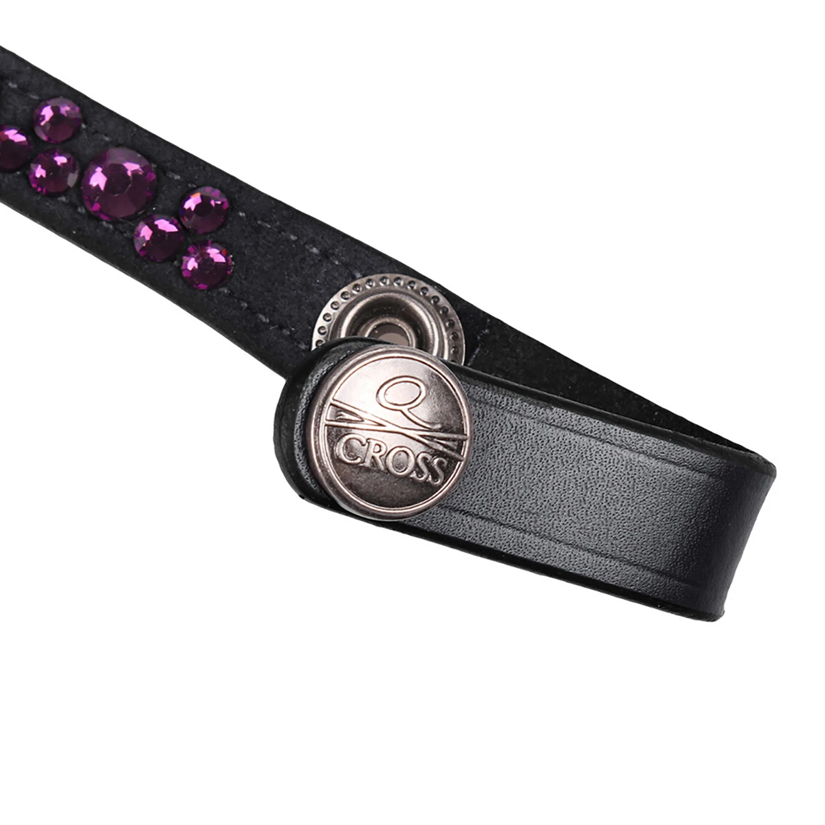 Frontriem QHP Eldorado Zwart-paars 3 Frontriem QHP Eldorado Zwart-paars - Afbeelding 3