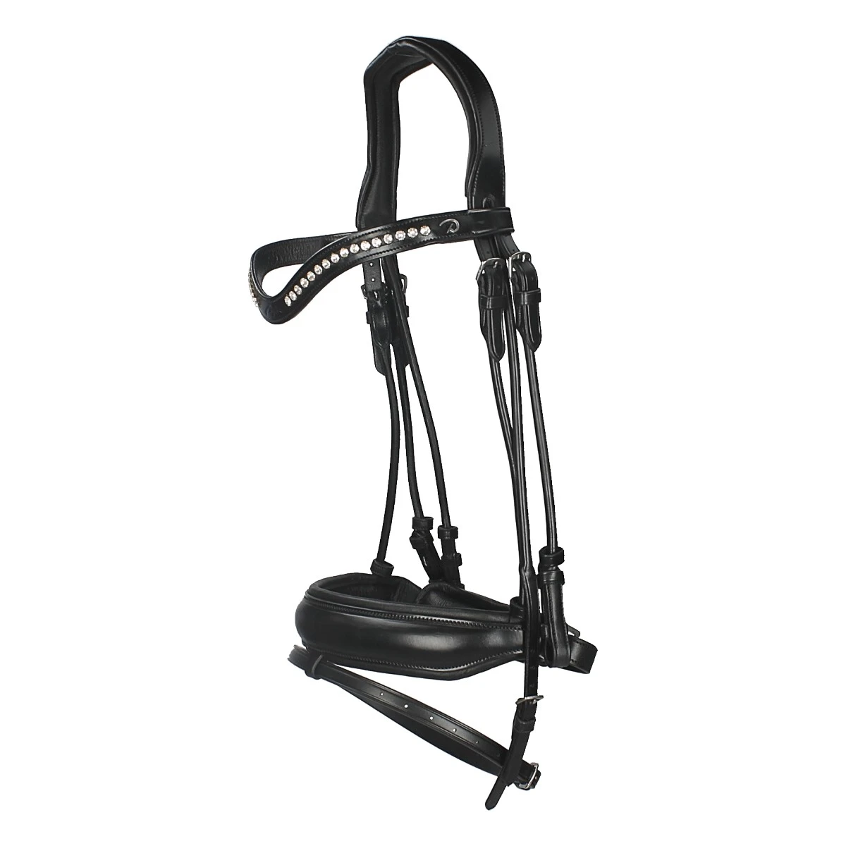 Hoofdstel Dy'on DRC Mat Black-black 1 Hoofdstel Dy'on DRC Mat Black-black