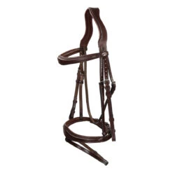 Hoofdstel Dy'on Nec Anatomic Flash Noseband Bruin