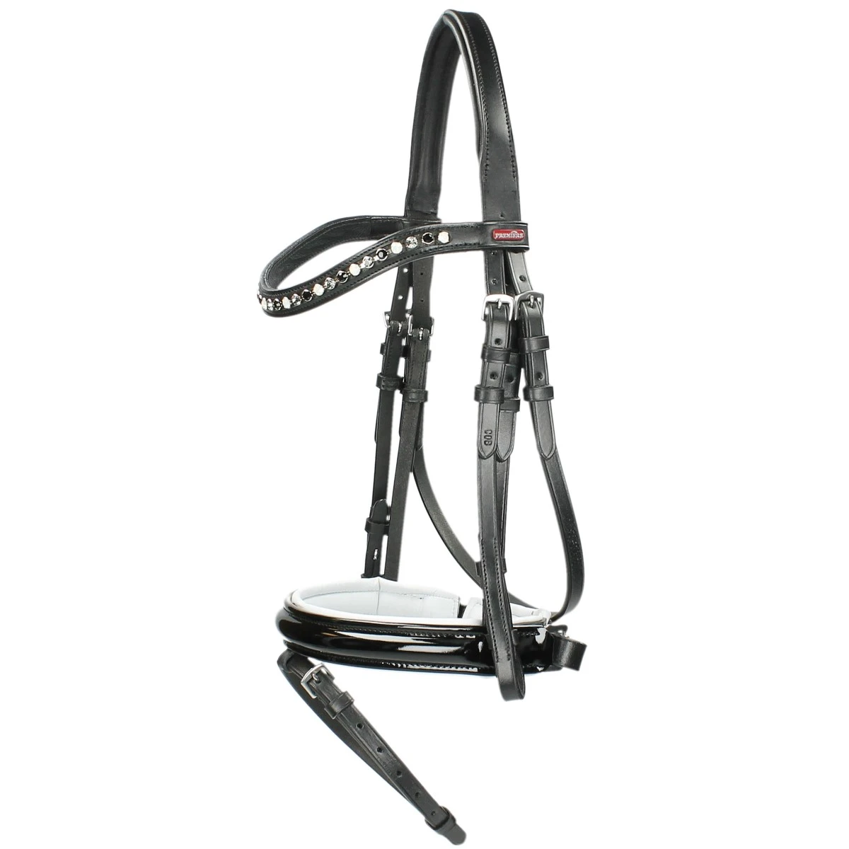 Hoofdstel Premiere Grenoble Zwart-wit 1 Hoofdstel Premiere Grenoble Zwart-wit