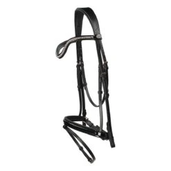 Hoofdstel QHP Amor Zwart-roze