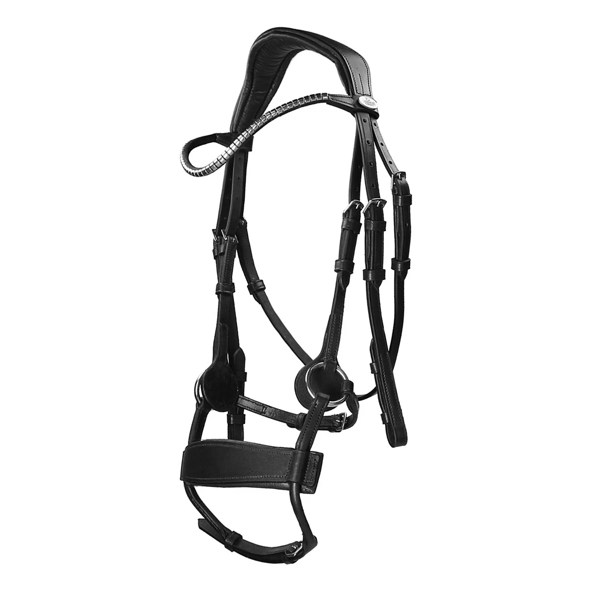 Hoofdstel QHP Sedna Zwart 1 Hoofdstel QHP Sedna Zwart