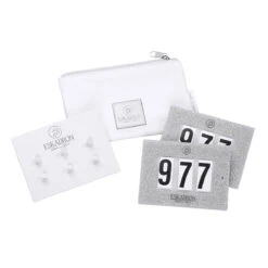 Nummerhouder Eskadron Platinum Pure Glitter 3-Numbers Wit