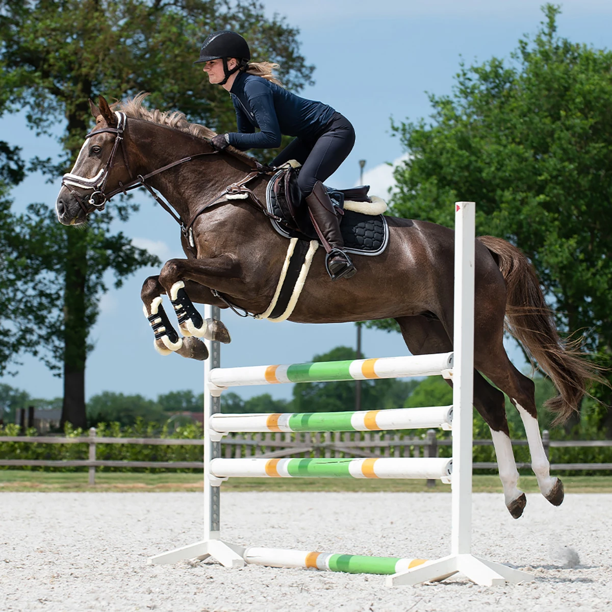 Onderlegger QHP Ontario Donkerbruin 4 Onderlegger QHP Ontario Donkerbruin - Afbeelding 4