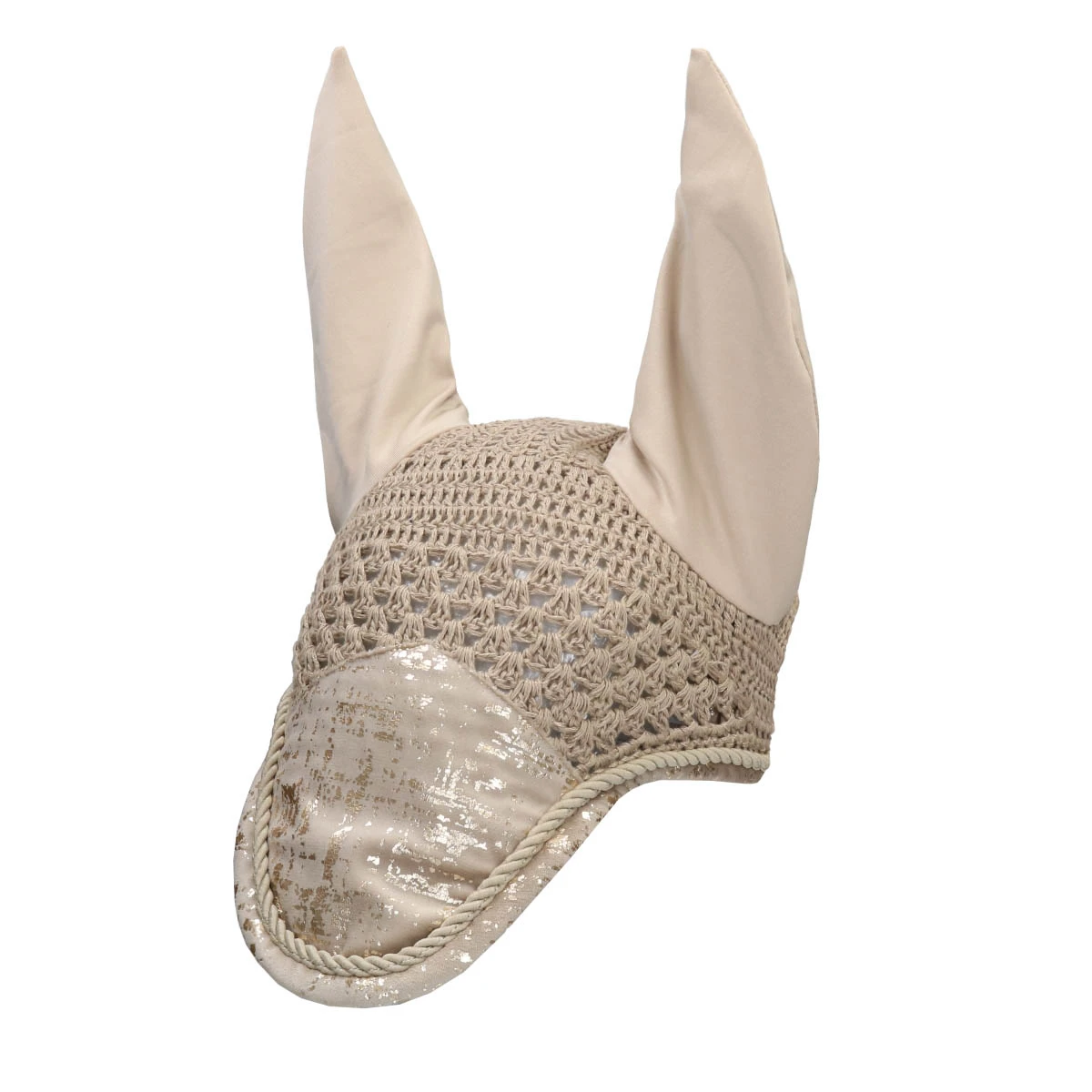 Oornetje Horsegear HGVelvet Dapple Lichtbruin 1 Oornetje Horsegear HGVelvet Dapple Lichtbruin