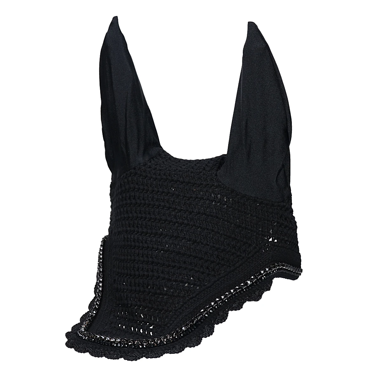 Oornetje Kentucky Wellington Stone&Pearl Zwart 1 Oornetje Kentucky Wellington Stone&Pearl Zwart