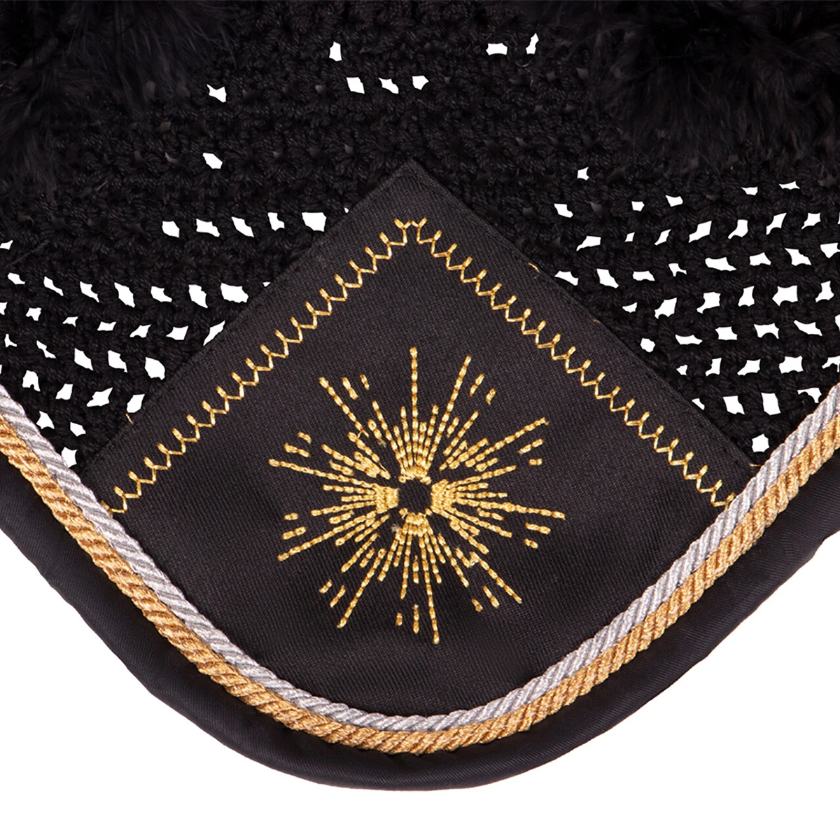 Oornetje QHP Celebrate Zwart 2 Oornetje QHP Celebrate Zwart - Afbeelding 2