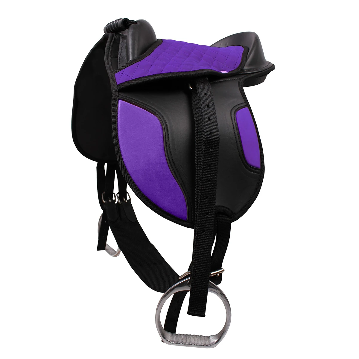 Shetland Zadel QHP Color Paars 1 Shetland Zadel QHP Color Paars