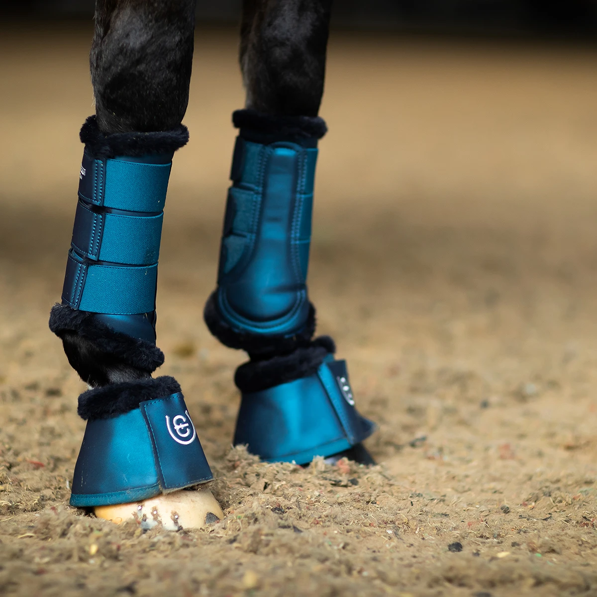 Springschoenen Equestrian Stockholm Blue Meadow Blauw 3 Springschoenen Equestrian Stockholm Blue Meadow Blauw - Afbeelding 3