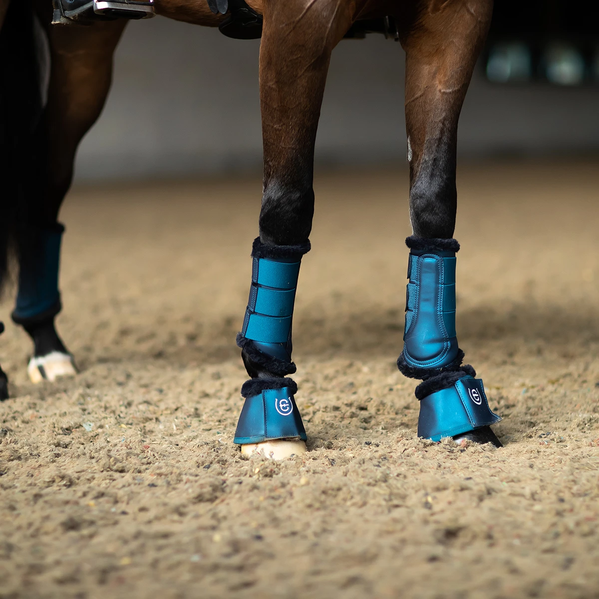 Springschoenen Equestrian Stockholm Blue Meadow Blauw 4 Springschoenen Equestrian Stockholm Blue Meadow Blauw - Afbeelding 4