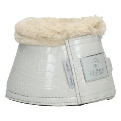 Springschoenen Eskadron Platinum Croco Faux Fur Gebroken Wit