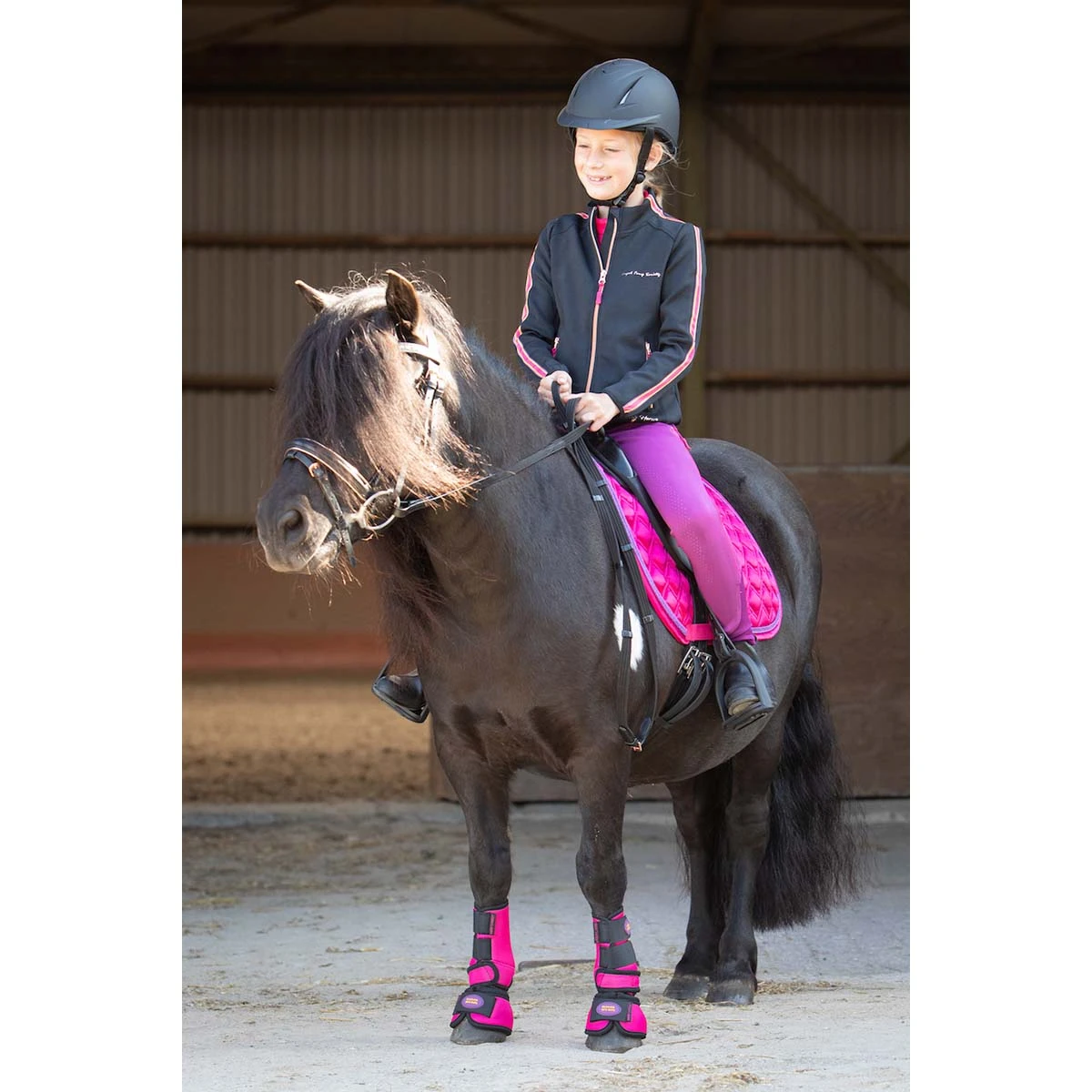 Springschoenen Harry's Horse Diva Fuchsia Donkerroze 5 Springschoenen Harry's Horse Diva Fuchsia Donkerroze - Afbeelding 5
