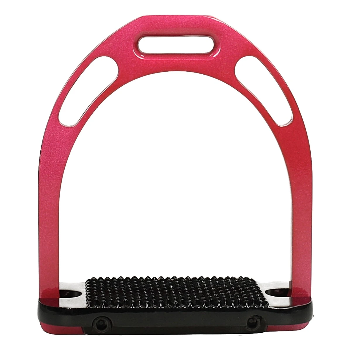 Stijgbeugels Epplejeck Color Aluminium Deluxe Roze-zwart 1 Stijgbeugels Epplejeck Color Aluminium Deluxe Roze-zwart