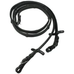 Teugels Horsegear Invisible Stops Leers Zwart