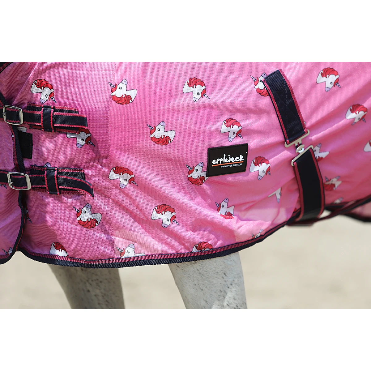 Vliegendeken Epplejeck EJUnicorn Roze 5 Vliegendeken Epplejeck EJUnicorn Roze - Afbeelding 5