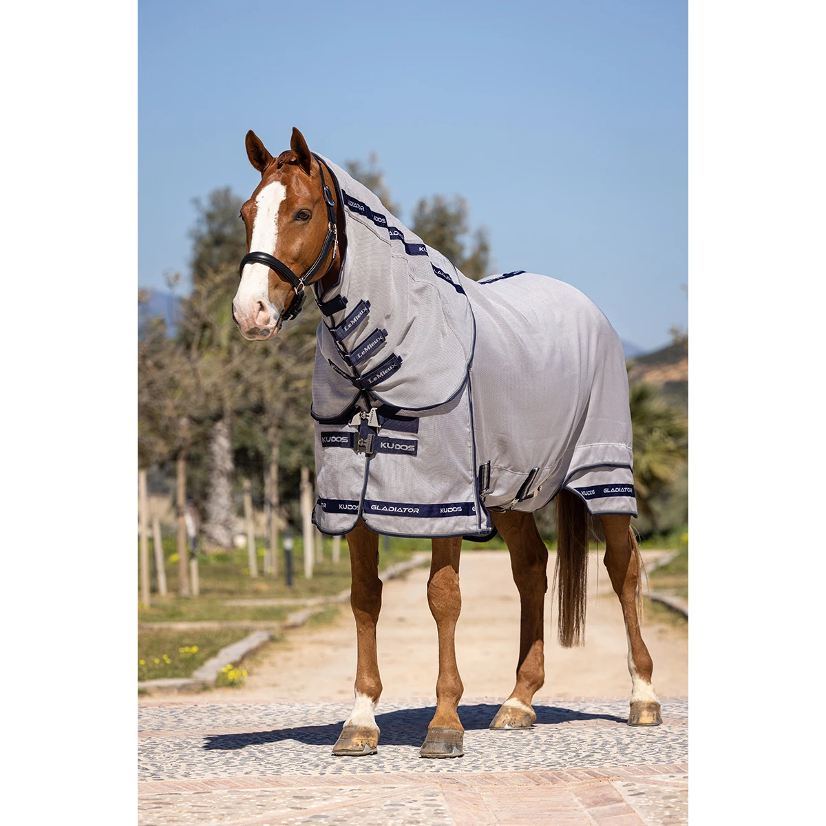 Vliegendeken LeMieux Kudos Gladiator Grijs 2 Vliegendeken LeMieux Kudos Gladiator Grijs - Afbeelding 2