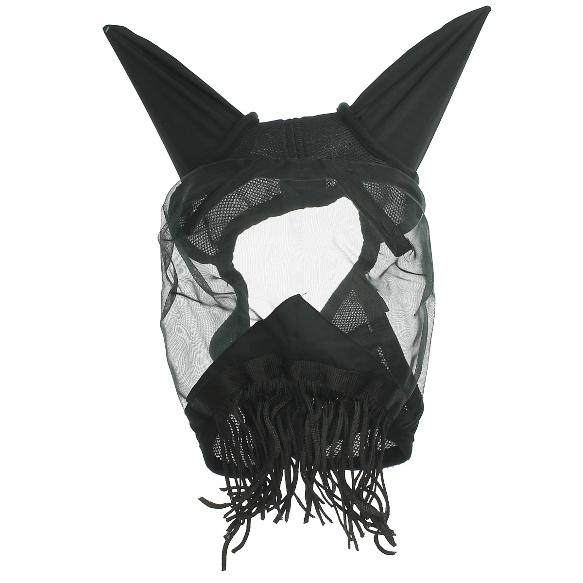 Vliegenmasker Harry's Horse Fringes Zwart 2 Vliegenmasker Harry's Horse Fringes Zwart - Afbeelding 2