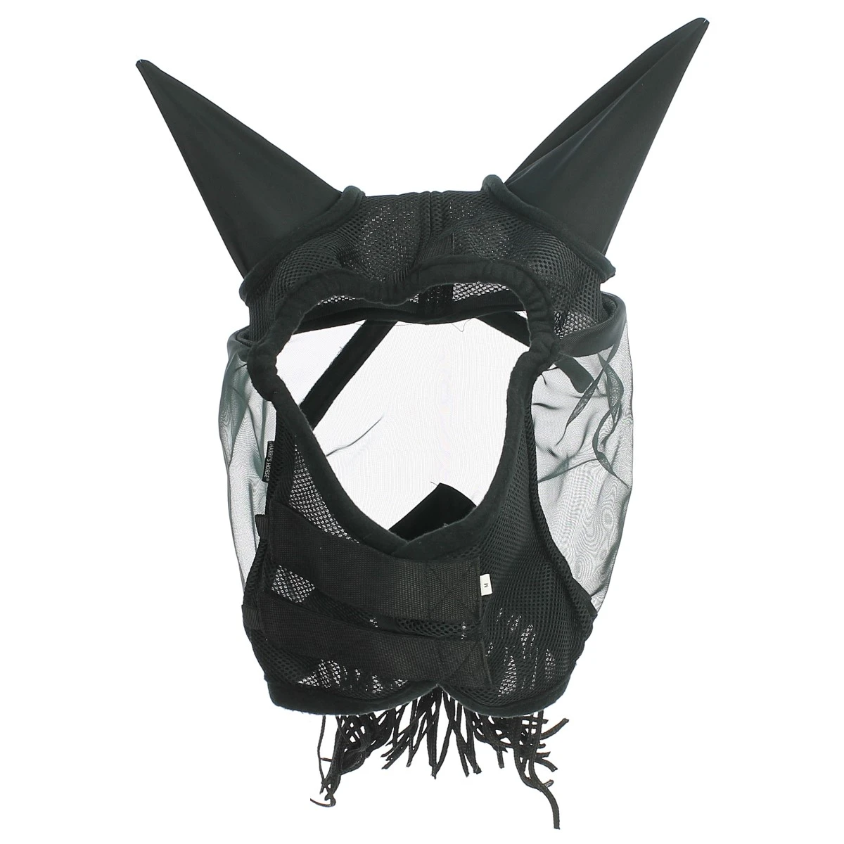 Vliegenmasker Harry's Horse Fringes Zwart 3 Vliegenmasker Harry's Horse Fringes Zwart - Afbeelding 3