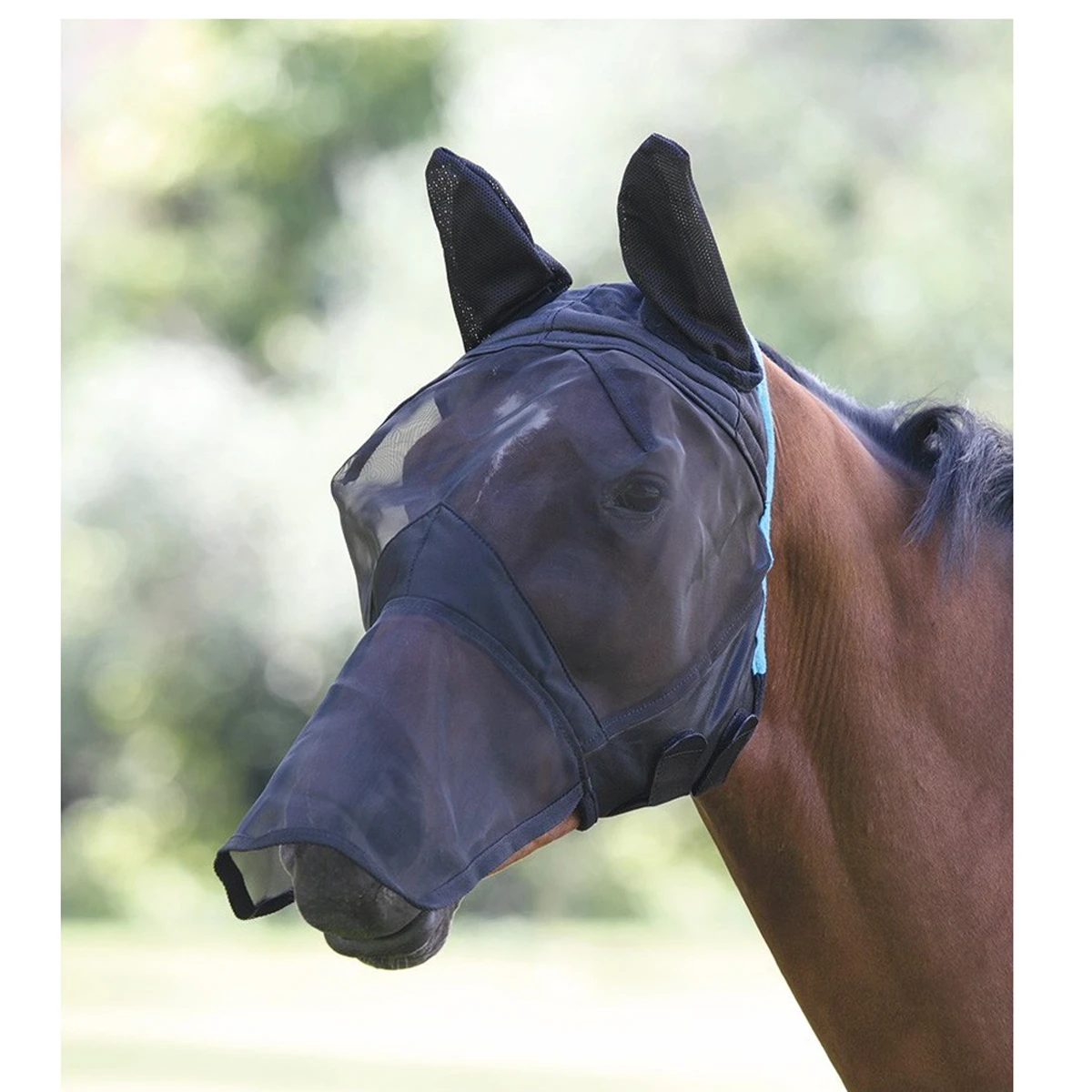 Vliegenmasker Shires Profi Zwart 1 Vliegenmasker Shires Profi Zwart