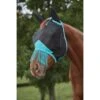 Vliegenmasker WeatherBeeta Deluxe Fine Ears&Tassels Zwart-turquoise