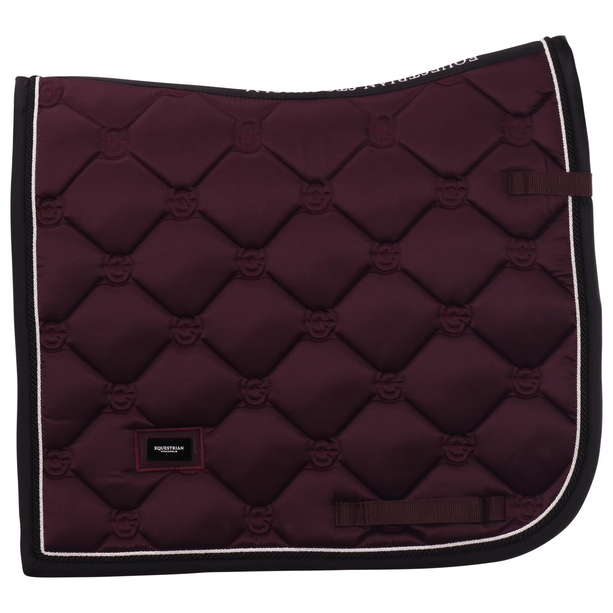 Zadeldek Equestrian Stockholm Black Raven Paars 2 Zadeldek Equestrian Stockholm Black Raven Paars - Afbeelding 2