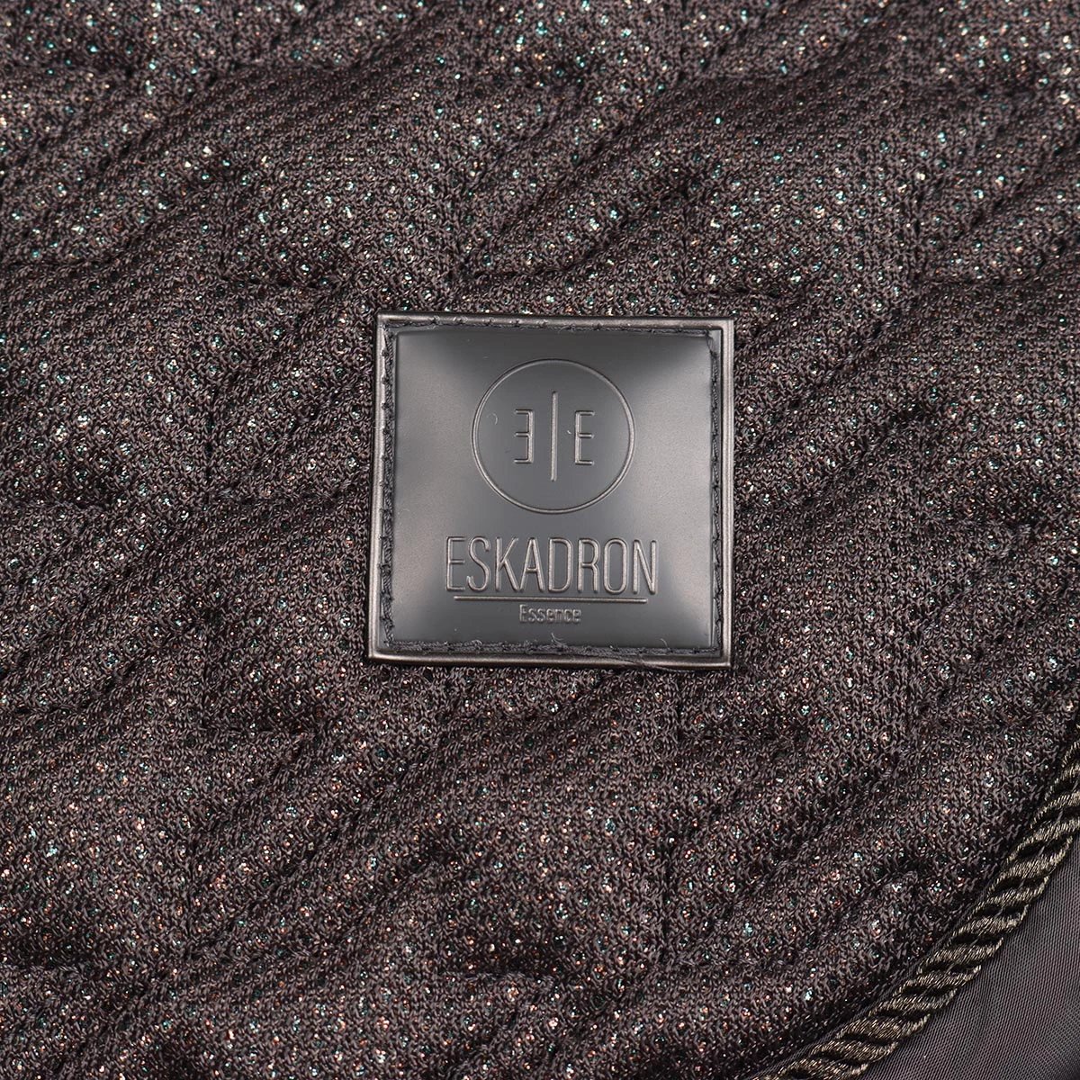 Zadeldek Eskadron Essence Glitter Mesh Donkergroen 3 Zadeldek Eskadron Essence Glitter Mesh Donkergroen - Afbeelding 3