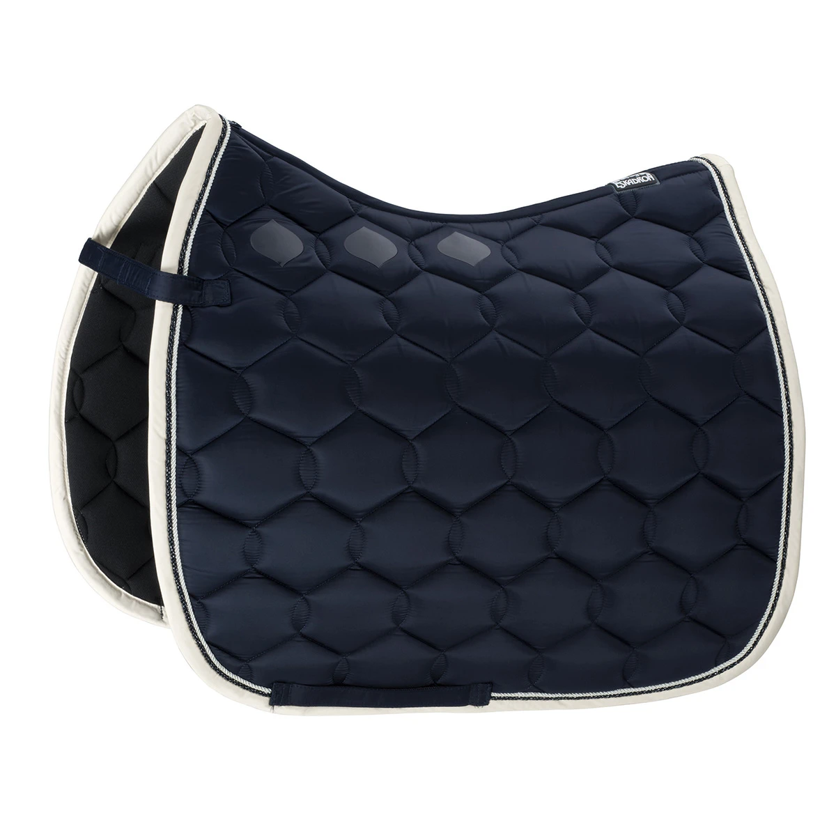 Zadeldek Eskadron Glossy Wave Contrast Donkerblauw 1 Zadeldek Eskadron Glossy Wave Contrast Donkerblauw