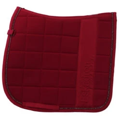 Zadeldek Eskadron Reflexx Big Square Mesh Crystal Rood