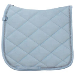 Zadeldek Eskadron Reflexx Velvet Crystal Lichtblauw