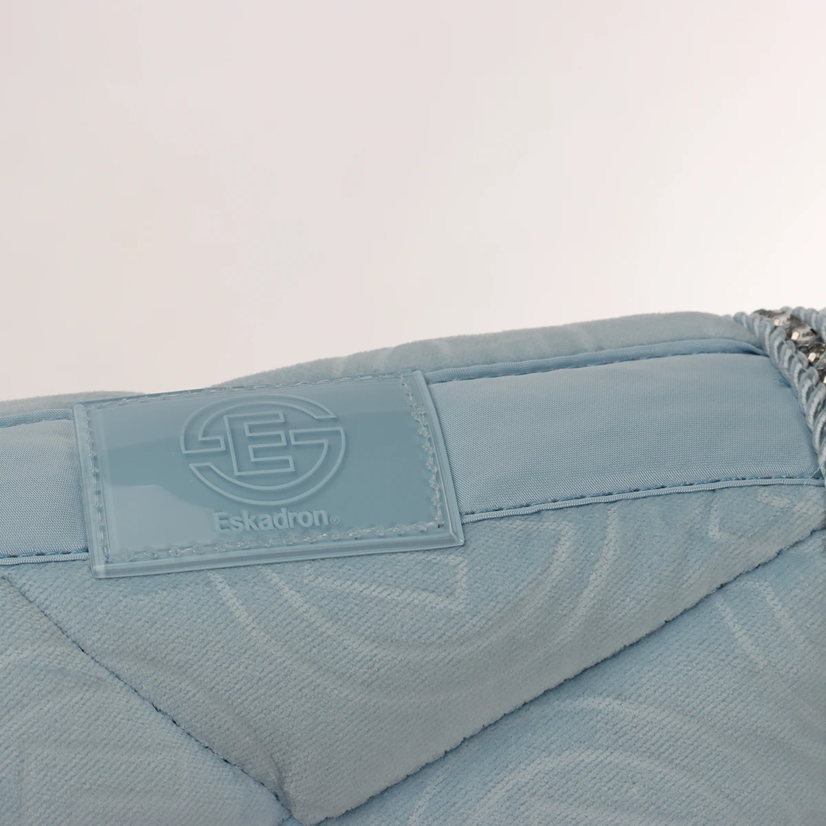 Zadeldek Eskadron Reflexx Velvet Crystal Lichtblauw 5 Zadeldek Eskadron Reflexx Velvet Crystal Lichtblauw - Afbeelding 5