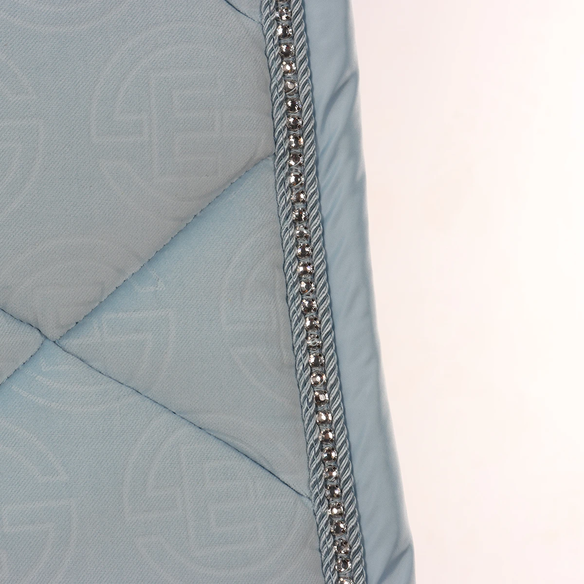 Zadeldek Eskadron Reflexx Velvet Crystal Lichtblauw 6 Zadeldek Eskadron Reflexx Velvet Crystal Lichtblauw - Afbeelding 6