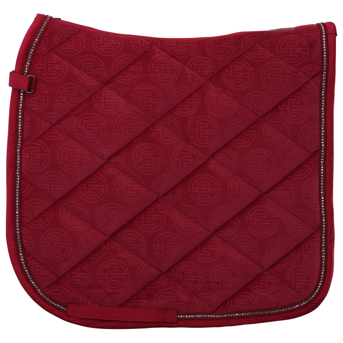 Zadeldek Eskadron Reflexx Velvet Crystal Rood 1 Zadeldek Eskadron Reflexx Velvet Crystal Rood