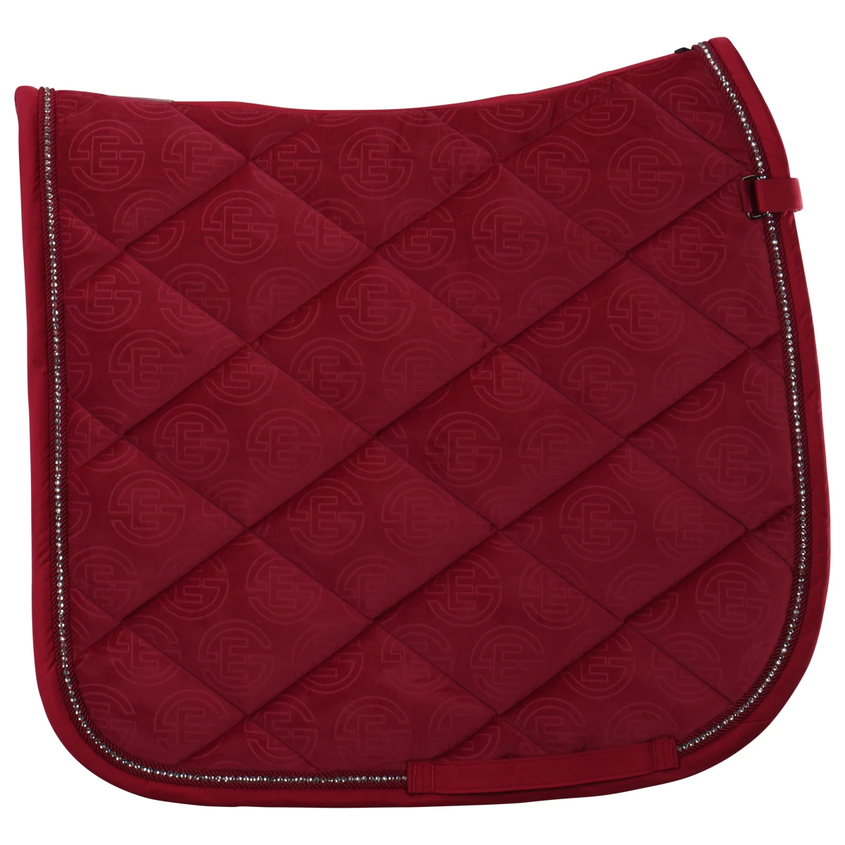 Zadeldek Eskadron Reflexx Velvet Crystal Rood 2 Zadeldek Eskadron Reflexx Velvet Crystal Rood - Afbeelding 2