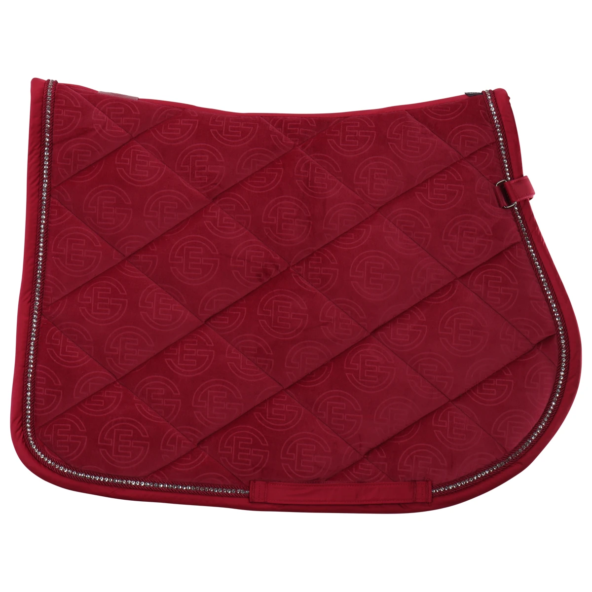 Zadeldek Eskadron Reflexx Velvet Crystal Rood 4 Zadeldek Eskadron Reflexx Velvet Crystal Rood - Afbeelding 4