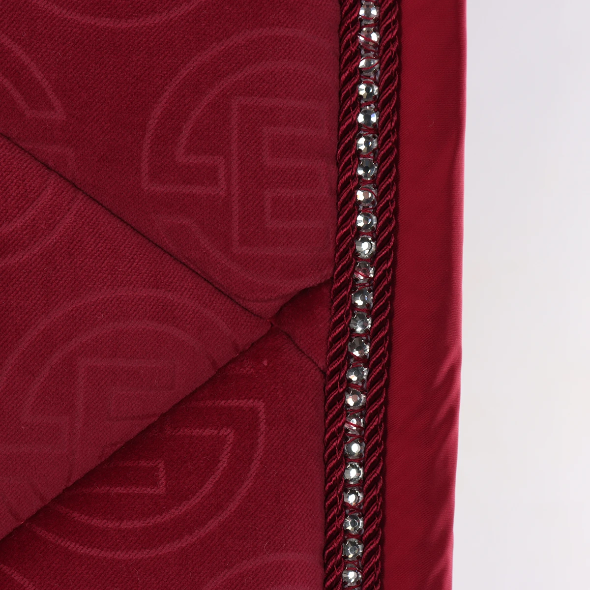 Zadeldek Eskadron Reflexx Velvet Crystal Rood 6 Zadeldek Eskadron Reflexx Velvet Crystal Rood - Afbeelding 6