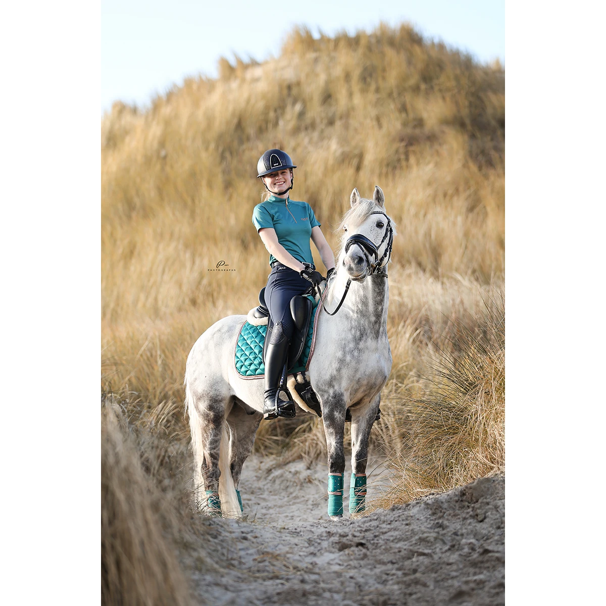 Zadeldek Horsegear Aurum Groen 9 Zadeldek Horsegear Aurum Groen - Afbeelding 9
