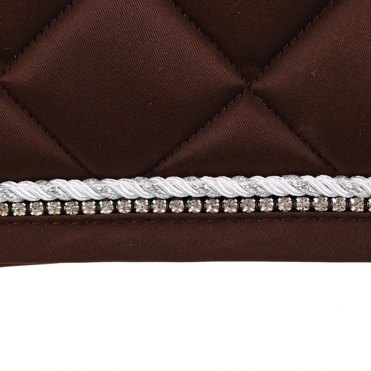 Zadeldek Horsegear Volant Donkerbruin 5 Zadeldek Horsegear Volant Donkerbruin - Afbeelding 5