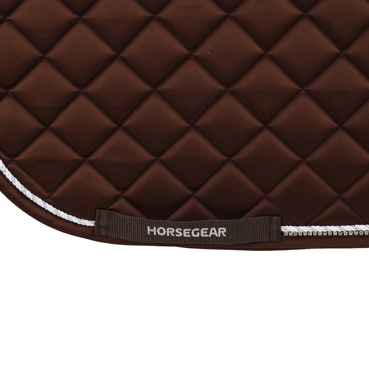 Zadeldek Horsegear Volant Donkerbruin 6 Zadeldek Horsegear Volant Donkerbruin - Afbeelding 6